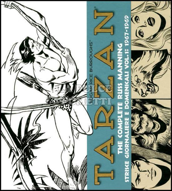 COSMO BOOKS - TARZAN - TUTTE LE STRISCE QUOTIDIANE E DOMENICALI 1 - 1967-1969